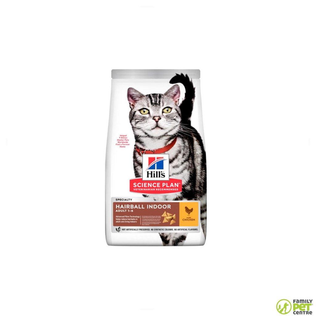 Hills Science Plan Adult Indoor Hairball Control Cat Food