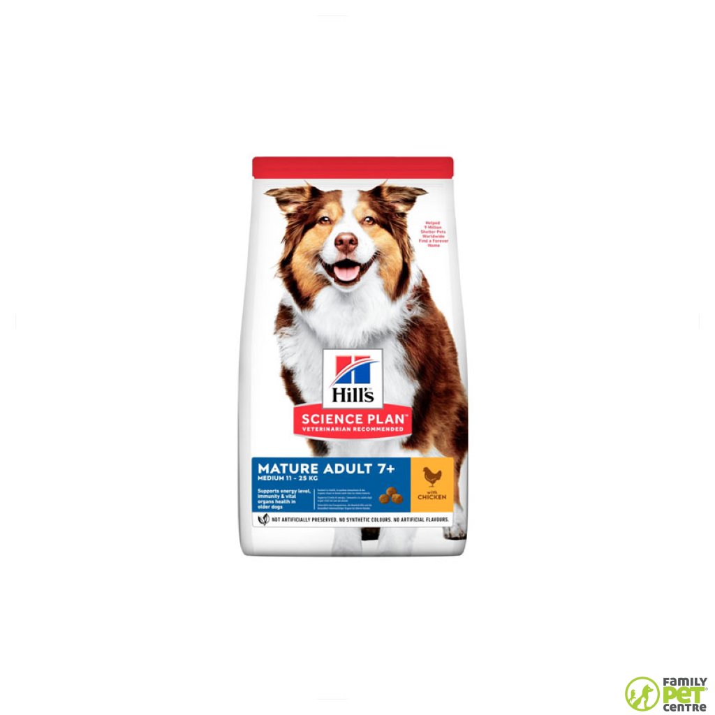 Hills Science Plan Mature Adult Medium 7+ Dog Food