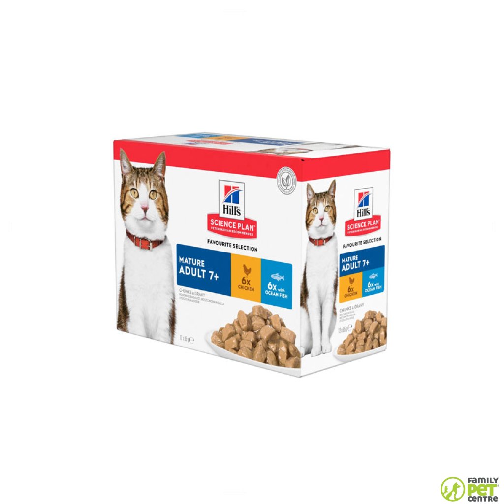 Hills Science Plan Mature Adult Wet Cat Food