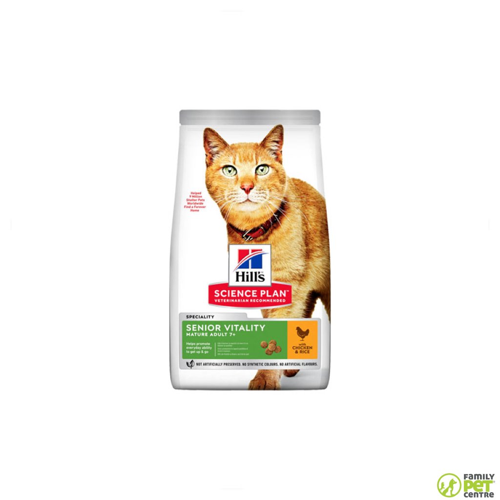 Hills Science Plan Senior Vitality Adult 7+ Cat Food