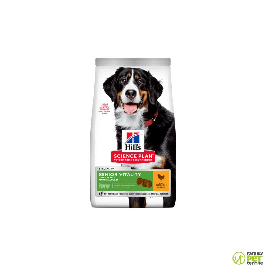 Hills Science Plan Senior Vitality Large Adult 6+ Dog Food