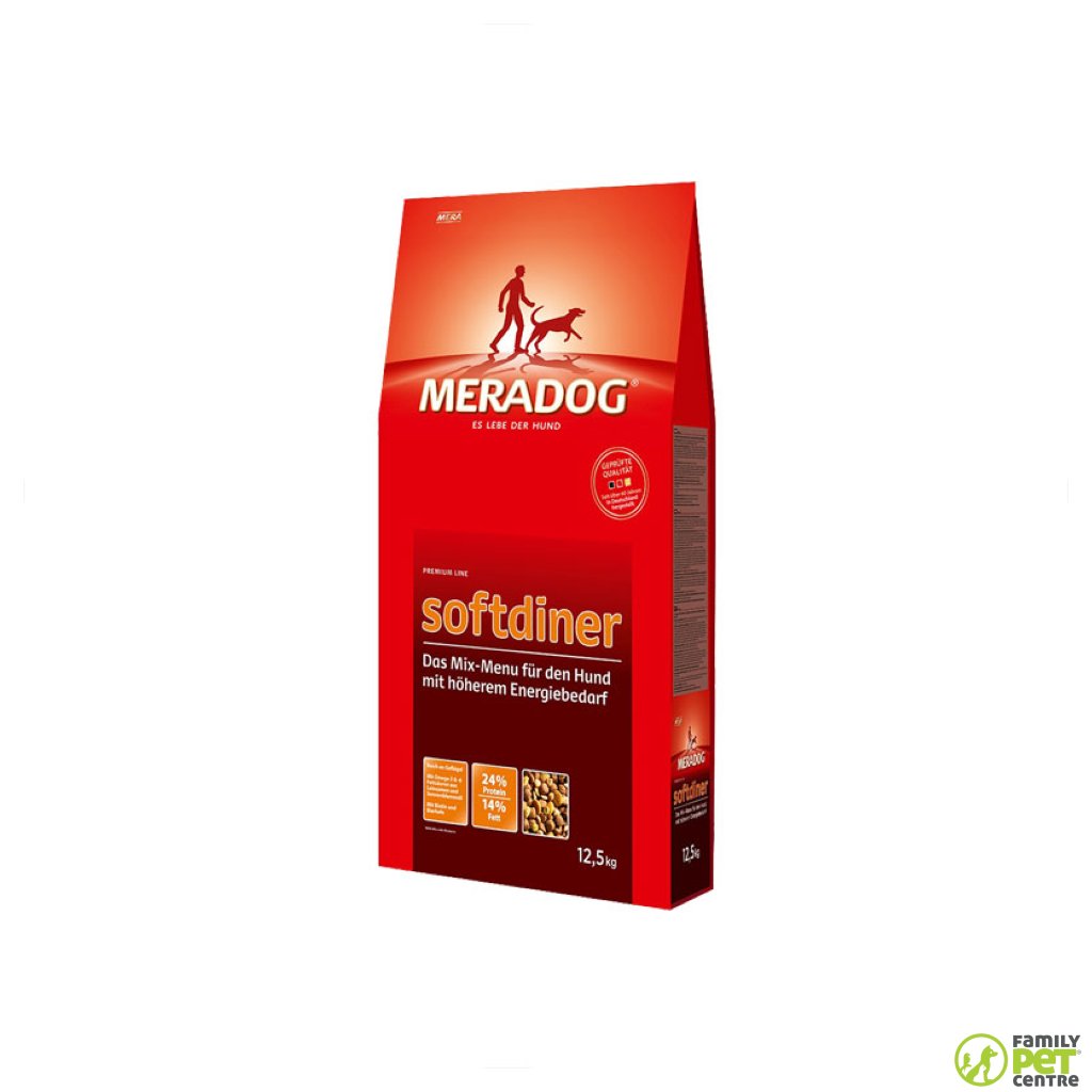 MeraDog Softdiner - Increased Activity Adult Dog Food