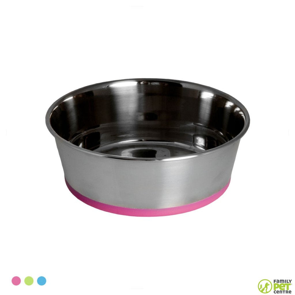 Rogz Stainless Steel Slurp Dog Bowl