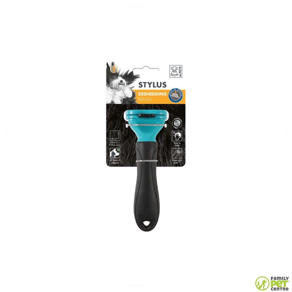 M-Pets Stylus Deshedding Dog Brush