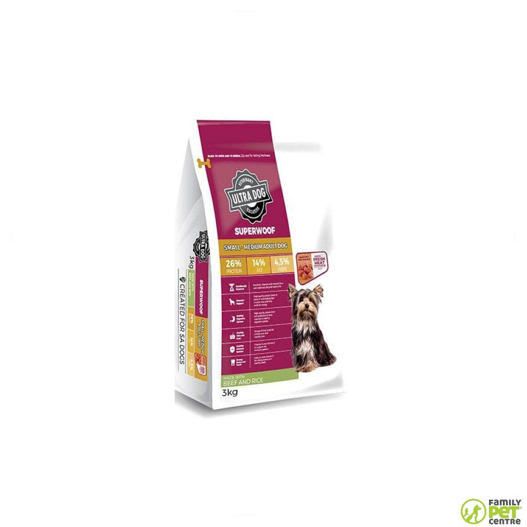 Ultra Dog Superwoof Small Medium Adult Dog Food